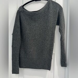 White House Black Market Asymmetric Shoulder Pullover Sweater, Size XXS